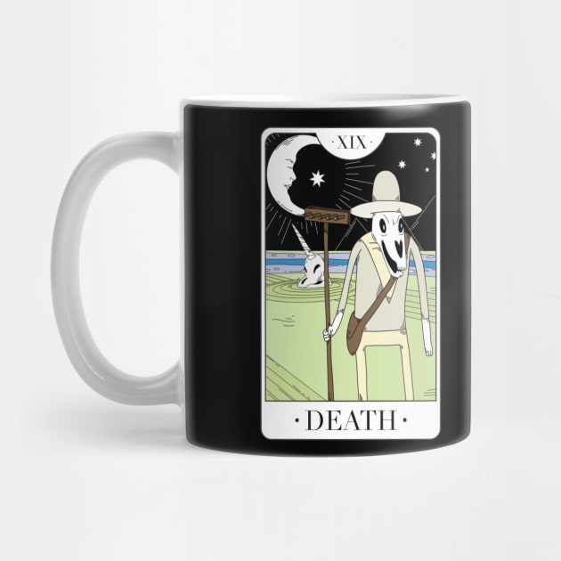 Death - adventure time tarot card by kvothewordslinger